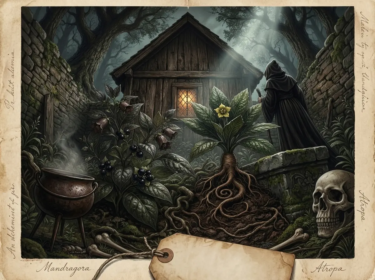 Les plantes des sorcières : belladone, mandragore et leurs vrais secrets